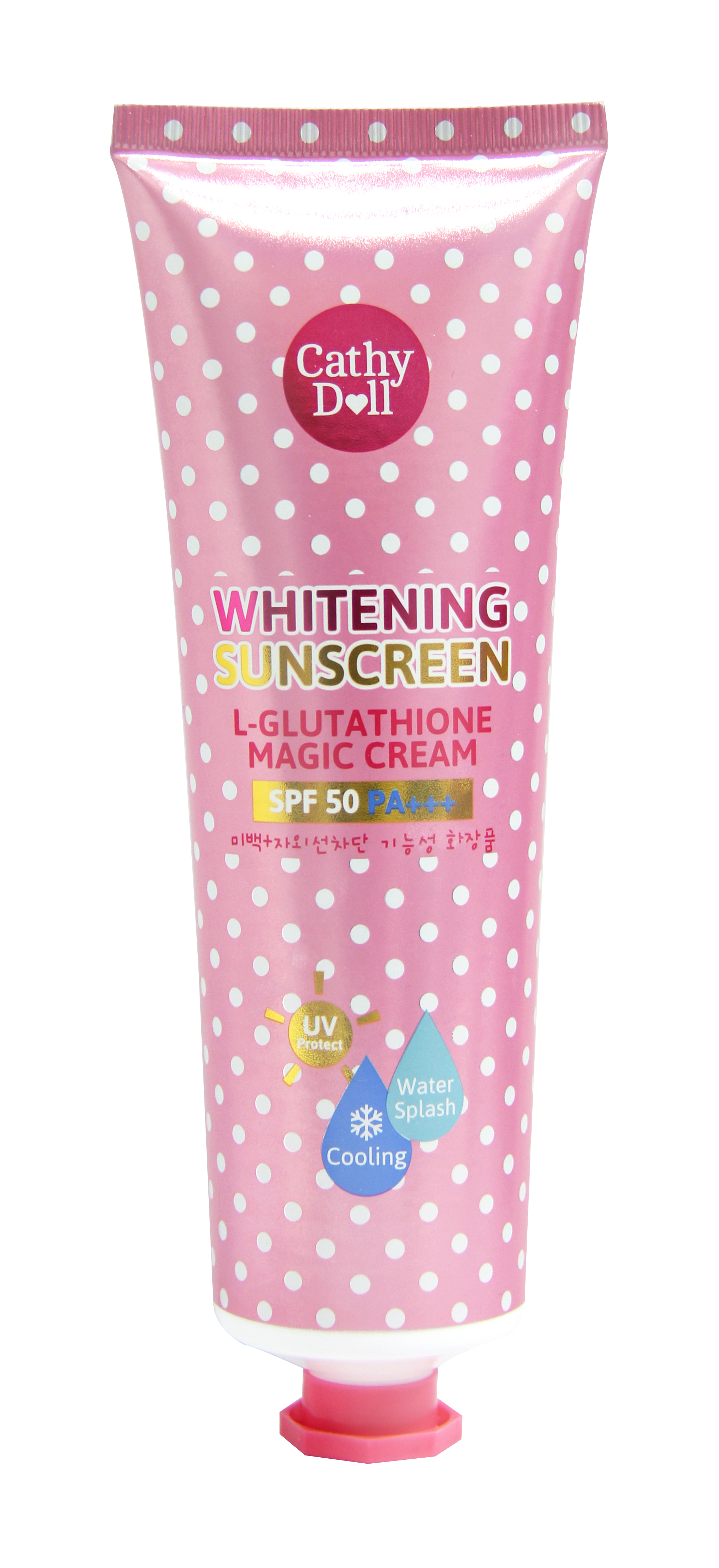 Doll L-Glutathione Magic Cream SPF50 PA+++ ครีมกันแดดละอองน้ำ ชุ่มชื่น เย็นฉ่ำ พร้อมบำรุงผิวใสทันที
